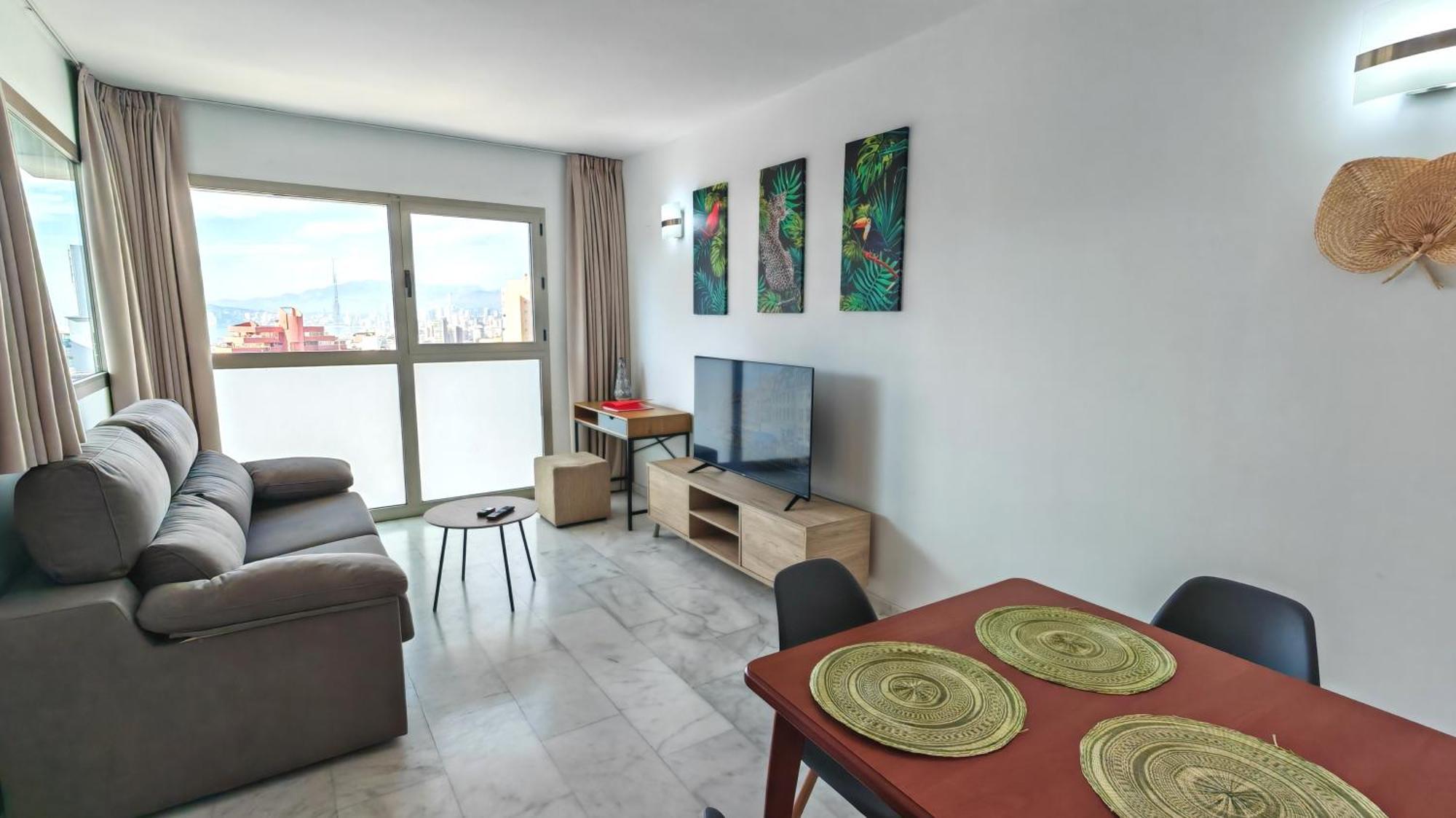 Skyline 5 Apartment With Private Balcony And Nice Views Benidorm Luaran gambar