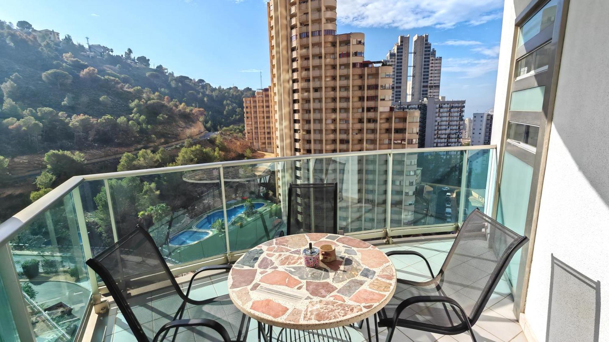 Skyline 5 Apartment With Private Balcony And Nice Views Benidorm Luaran gambar
